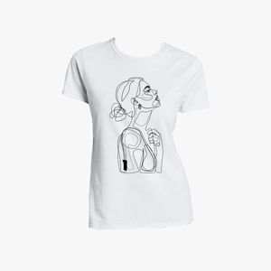 Beauty white T-shirt